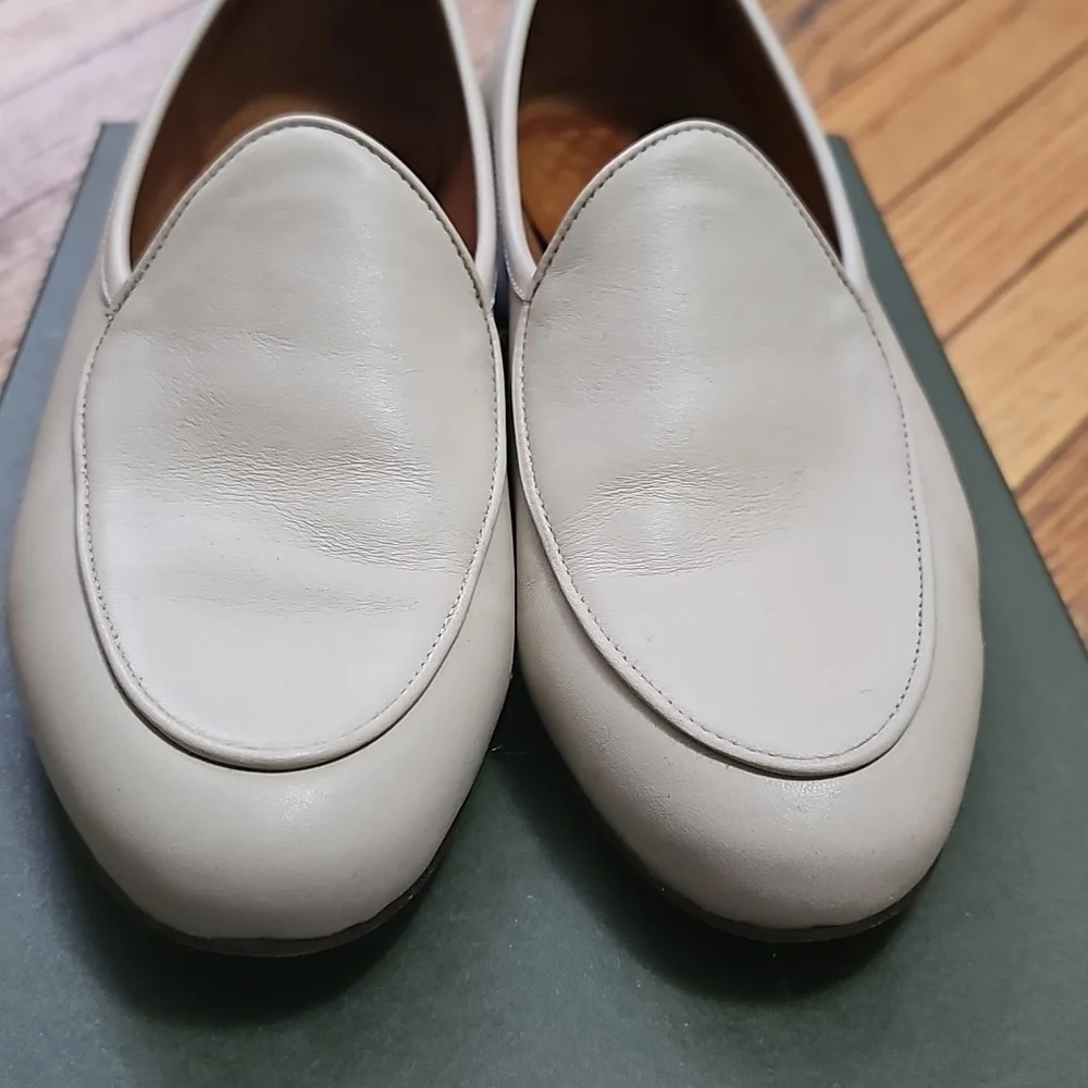 Beckett Simonon Greta Belgian Loafers Size 8 In Dove - Picture 4 of 7